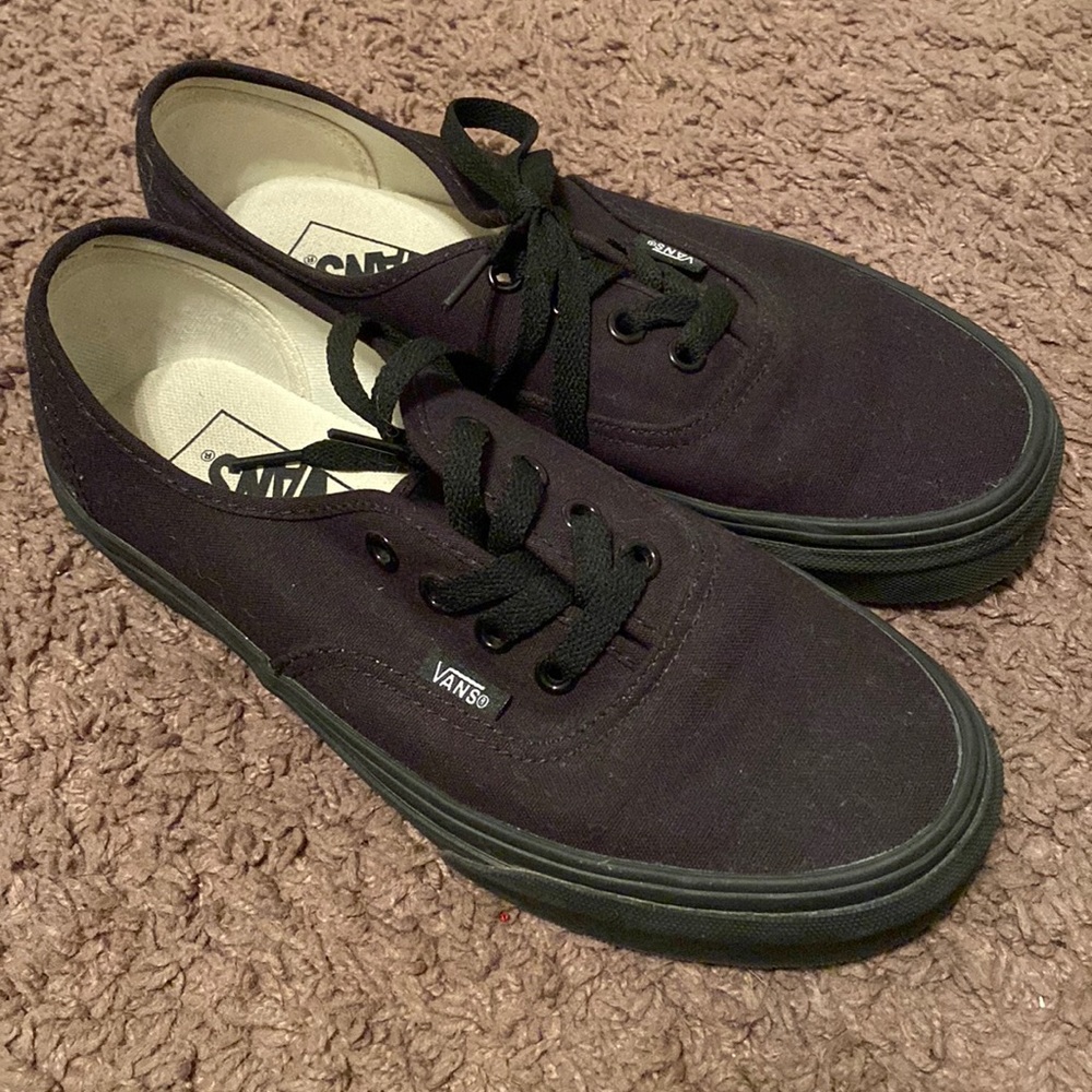 Vans Authentic all-black sneakers